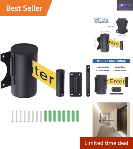 Retractable belt barrier - belt,