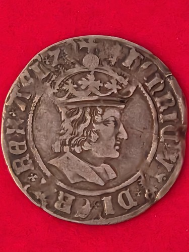 Henry vii hammered silver - henry,