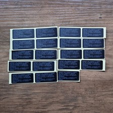 19x Black Warranty Seal