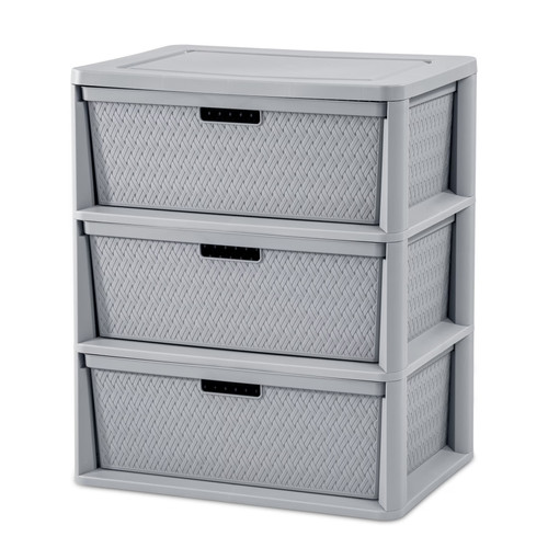 Wide drawer tower plastic - 3, tower,