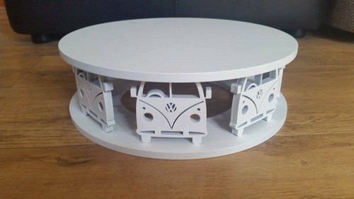 Wooden cake stand - wooden, campervan
