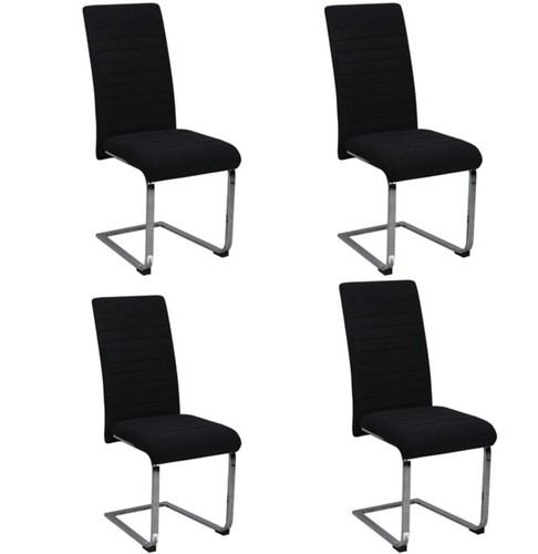 Set black velvet dining - black,