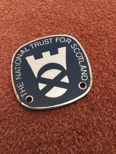 Vintage car badge - badge, national