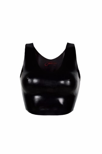 Latex rubber bra bondage - latex,
