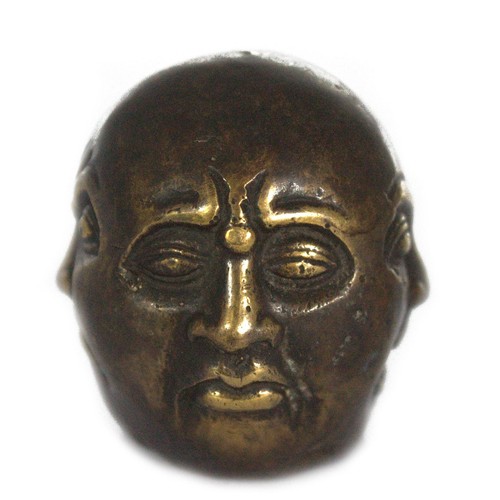 Brass four face buddha feng - brass,