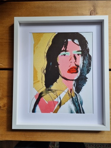 Framed mick jaggar warhol - framed,