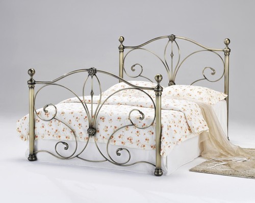 Brass metal bed diane - metal,