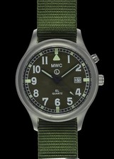 MWC G10EL Military Watch 50m with Olive Drab Electroluminescent Backlit Dial