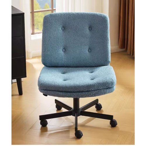 Swivel task chair - chair, tufted