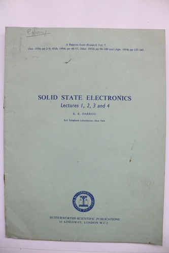 Solid state electronics k - electronics,, k.k