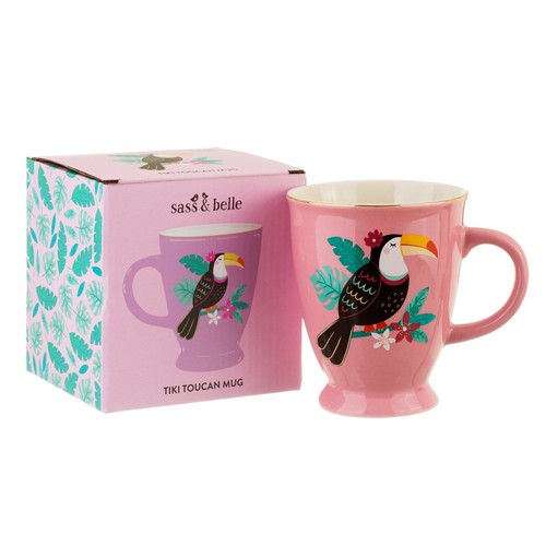Sass belle pink tiki toucan - &,