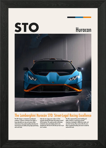 Lamborghini huracan sto framed - sto,