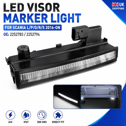 Truck sun visor - visor, marker
