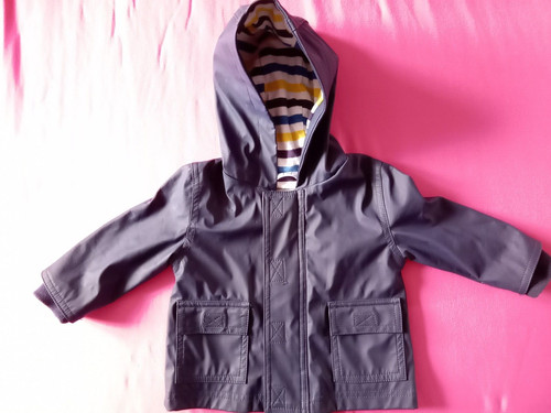 Navy rain jacket 3 - rain, by