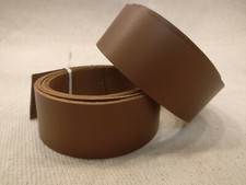 CHESTNUT BROWN LEATHER 127cm 50"+ LONG BELT BLANK 2.5mm COWHIDE STRIP STRAP 