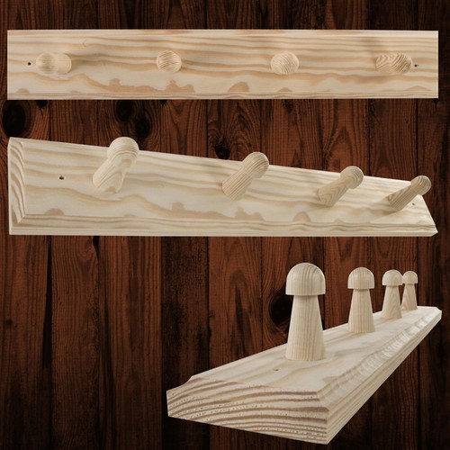 Plain pine wooden wall mounted - pine,