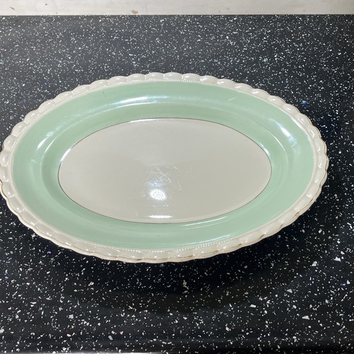 Meakin oval green - j,