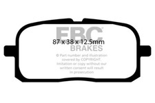 EBC Ultimax Rear Brake Pads for Toyota Starlet 1.3 Turbo (EP91) (96 > 00)