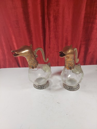 Pair vintage silea duck - pair,