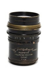 J. H. Dallmeyer London Brass Lens F = 14 Inch 5 Ser VIII Dallmeyer Process Godfather