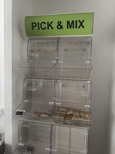 Pick and mix display stand - pick,