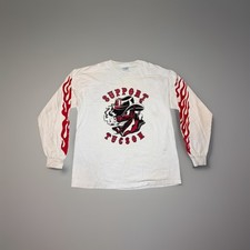 VTG Hells Angels Support Tucson Arizona 81 Shirt Adult Large Devil Red & White!