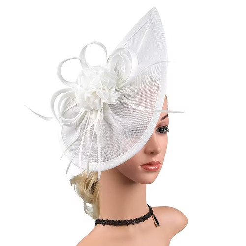 Women large 25cm fascinator - 25cm,