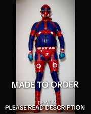 Latex Red First Aid Harness