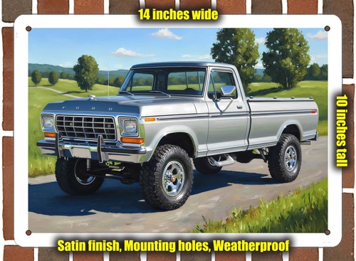 Metal sign 1979 ford f150 - metal,