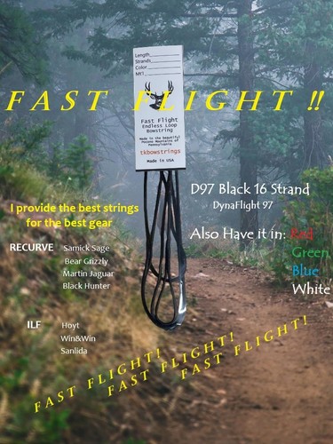 D97 fast flight bowstring - fast, –