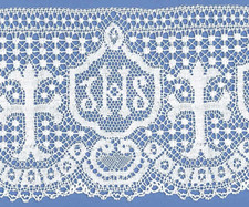 Cotton Ecclesiastical Church Lace suitable for vestments, altar cloths