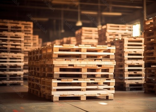 Used wooden pallets - used, –