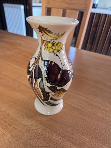 Moorcroft butterfly vase 2009 - butterfly,