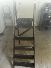 Vintage Wooden 6 Step Ladder