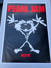 ORIGINAL PEARL JAM...82x61cm...ALIVE..1991 LARGE COMMERCIAL POSTER