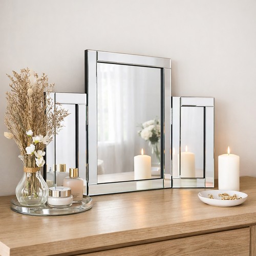 Large glass mirror dressing - large,