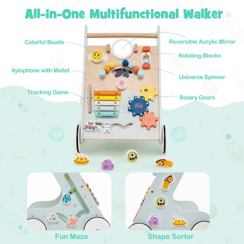 Baby walker push and - walker, pull