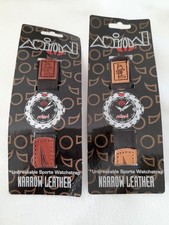 2 x Vintage Animal Watchstrap