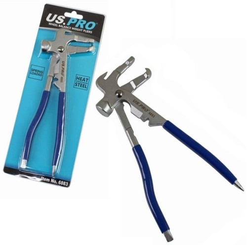 Wheel balance weight - balance, pliers