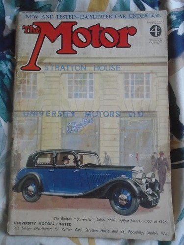 Motor mar 1936 lincoln - 24,