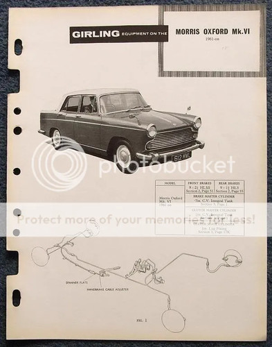 Morris oxford girling - mk,
