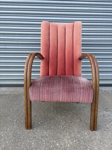 Art deco bentwood armchair - art,