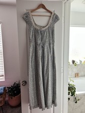 Christy Dawn The Kelly Dress Blue Daisy Size Large