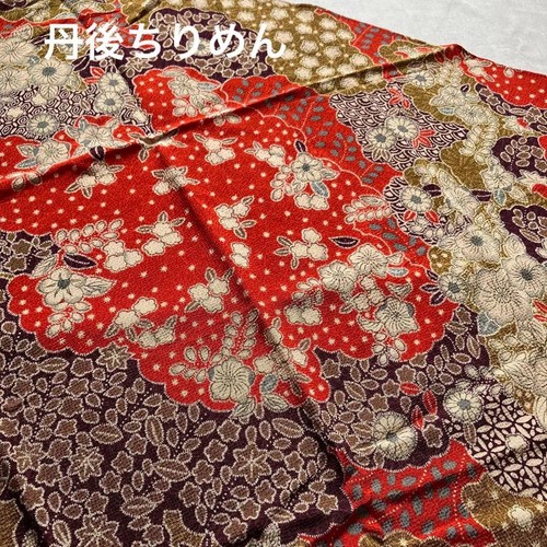 Tango chirimen furoshiki - tango,