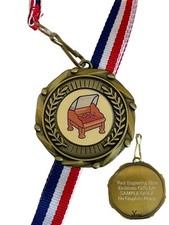 Table Skittles (A) 45mm Combo Medal & Ribbon Engraved Free