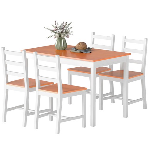 5pc dining table chairs - 5pc,