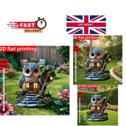 Garden owl figurine cute - garden,