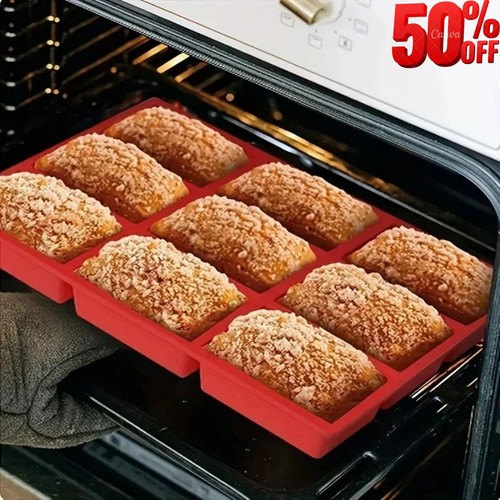 Cavity silicone mini loaf - 9-cavity,