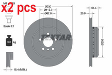 X2 PCS BRAKE DISC 92305025