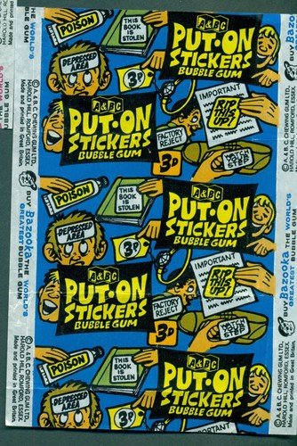 Wrapper gum put - &,